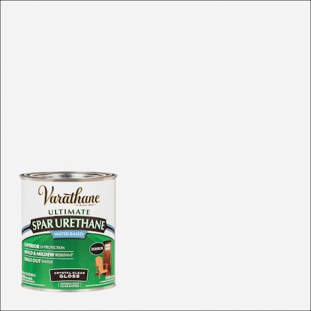 Varathane Gloss Clear Water Based Exterior Spar Urethane 1 Qt. 250041H