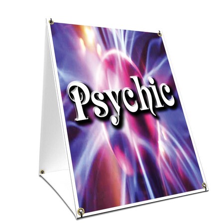 Signmission Psychic, 36 Inch x 24 Inch A-frame Yard Sign, Plastic Sign SBC-2436-Psychic