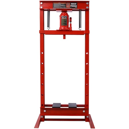 Wrightmaster 20 Ton Bottle Jack Shop Press, Bend, Straighten, or Press Parts, Install Bearings, U-Joints ZR-W465S00030