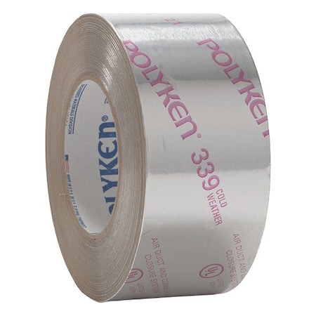 Polyken Foil Tape, Acrylic, Silver, Outdoor 339 (A)