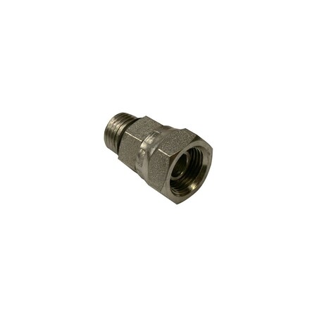 Apache Hydraulic Adapter Steel 3/8" D X 3/8" D 39005700