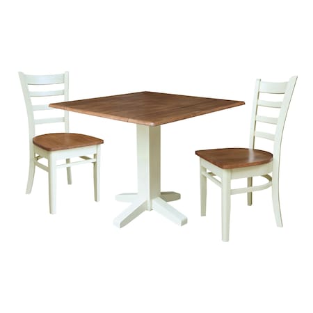 Whitewood Industries Rectangular Drop Leaf Dining Tables, 36 in W, 30 in L, 36 in H K79-36SDP-C617-2