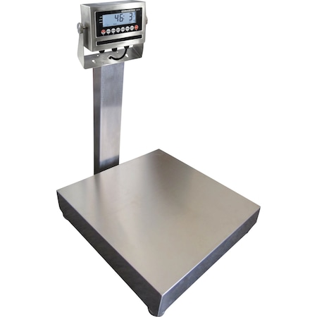 Selleton Scales Stainless Steel Bench Scale with Free Software, 18 in x 24 in, 500 lb SL-915-SS-18X24-500
