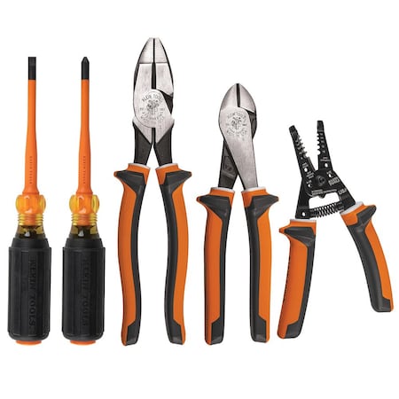 Klein Tools 1000V Insulated Tool Kit, 5-Piece 94130