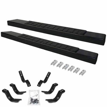 Repl. For Ford F-150 With A Regular Cab Year 2009 Oe Xtreme Ii 6In Textured Black Galvanized S
