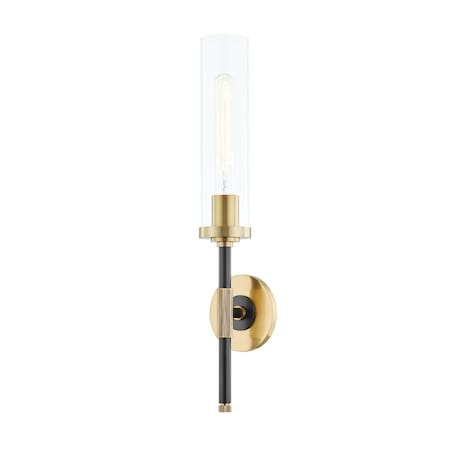 Hudson Valley Lighting Bowery 1 Light Wall Sconce 4.75 In. Aged Old Bronze 3700-AOB