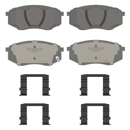 Wagner Brake OEX Front Disc Brake Pad Set Premium Ceramic,  OEX1447