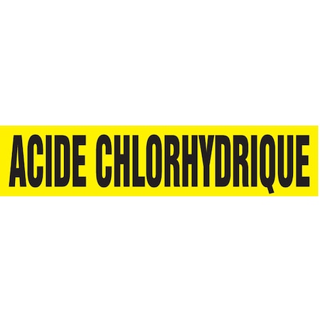 Accuform FRENCH PIPE MARKER ACIDE CRPK451SSH
