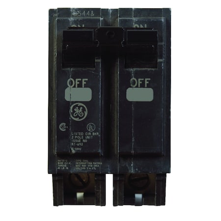 Current Circuit Breaker, THQL Series, 60A, 2 Pole, 120/240V AC, 10kA at 120/240V AC THQL2160A