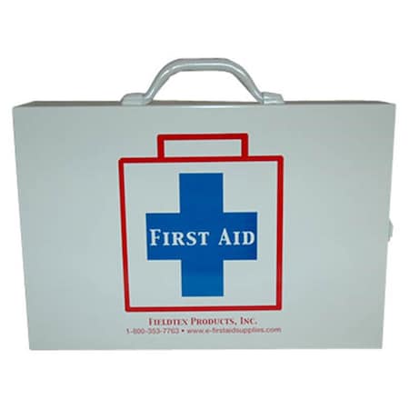 Fieldtex Metal-75 Person First Aid Kit with Supplies 911-98740-10874