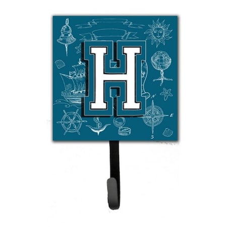 Carolines Treasures Letter H Sea Doodles Initial Alphabet Leash and Key Holder CJ2014-HSH4
