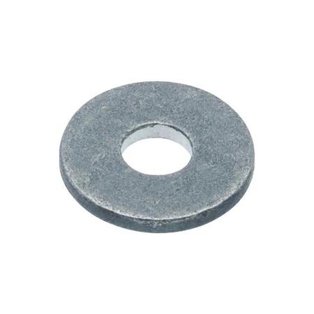 Zoro Select Flat Washer, For Screw Size #0 , Aluminum Plain Finish, 5 PK WASB#0RAL