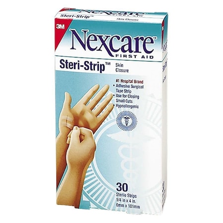 Nexcare Skin Closure, 0.25x4", PK12 H1546