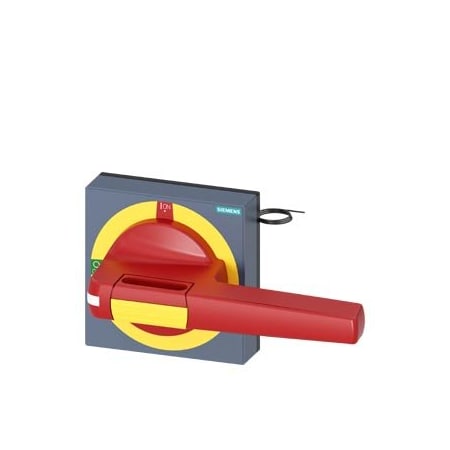 Siemens handle with masking plate EMERGENCY-STOP illuminated size 100x 100 for 8UD1851-3CF05