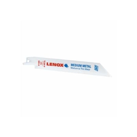 Metal Cutting Reciprocating Saw Blade, 6 in L x 3/4 in W x 0.035 in Thick, 18 TPI, 5 EA/PK, 5PK