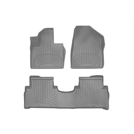 Weathertech Grey, Front and Rear FloorLiner HP 46770-1-2IM