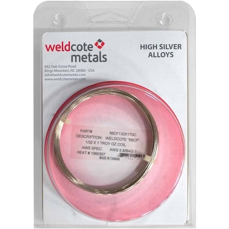 Weldcote 56CF 56% Bag-7 3/64in x 1 troy oz coil 56CF364X1T0C