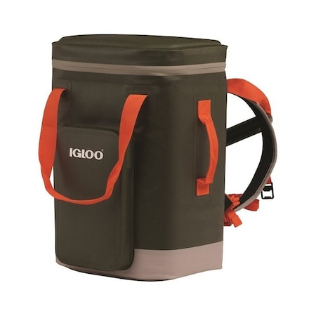 Igloo Trailmate 32 Series Backpack Cooler, 32 Cans Capacity, EVA/Polyester 66760