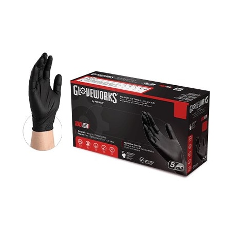 Gloveworks Disposable Gloves, Nitrile, 10 PK, One Size GPNB10PK