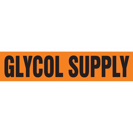 Accuform ASME ANSI PIPE MARKER GLYCOL RPK369STB