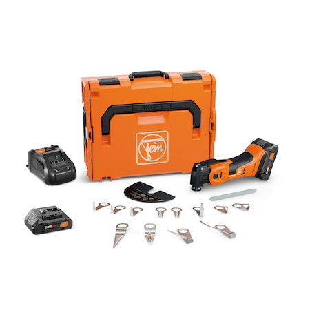 Fein AMM 700 MAX TOP 4 AH PC AS N09 Cordless Oscillating Multi-Tool Set 18V 71293661090