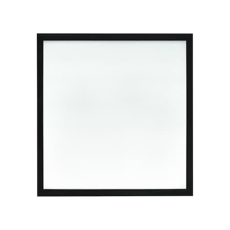 Gt-Lite 2'x2' 4200 Lumen LED Flat Panel, Black Trim Flush Mount Drop Ceiling 5 CCT, 3 Level Dimmable, CRI 90 GT-F22B-2PK