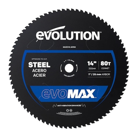 Evolution CircularSawBlade, Cermet, Dia:14" 14EVOMAXST