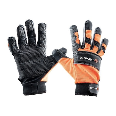 Impacto Chainsaw Glove, Hook-and-Loop, Black, 1 PR TIMBERGUARD50