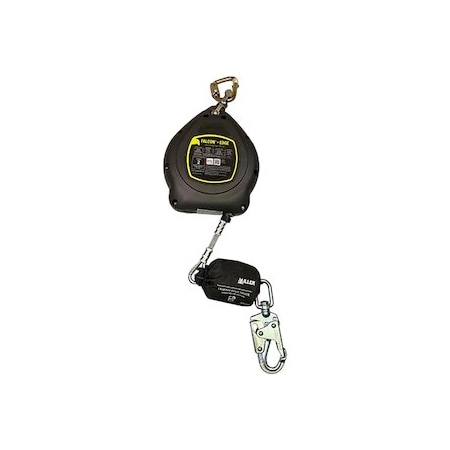 Honeywell Miller Falcon+ Edge Self-Retracting Lifeline, 50 ft. Length, Carabiner, Steel, 1 Leg(s) MFS-LES1-02/50FT