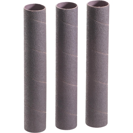 Woodstock 1-1/2" Dia. x 9" A/O Hard Sanding Sleeve, 60 Grit, 3PK D1475