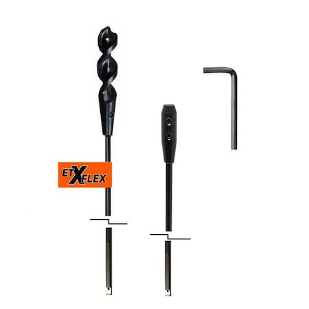 Eagle Tool Us Dirt Auger KIT, 1"x54"/36" Extension ETD10054XE