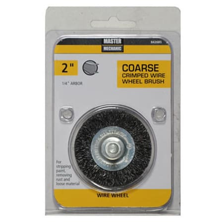 Disston 2 in. Master Mechanic Coarse Wire Wheel 842685