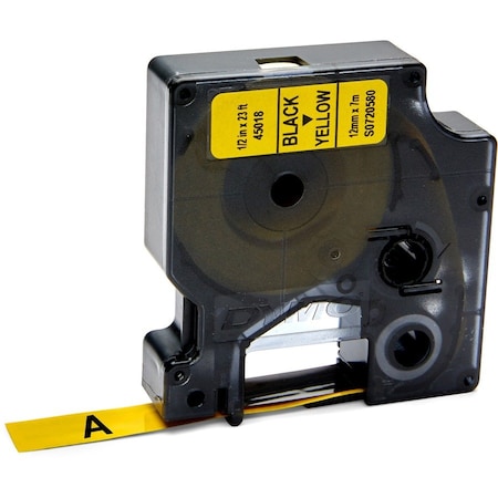 Dymo D1 Electronic Tape Cartridge, Yellow DYM45018
