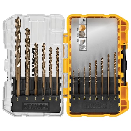 Dewalt Industrial Cobalt Alloy Steel Set with Toughcase (R) + System DWA1240