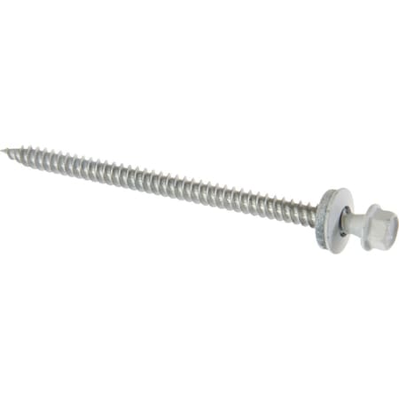 All-Source No. 9 x 2 In. Hex Washered White Framing Screw, 250PK 730947