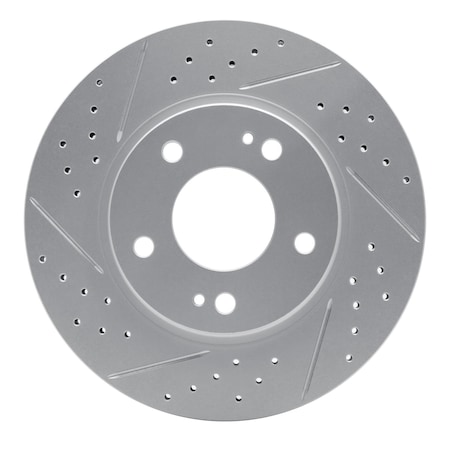 Dynamic Friction Co DFC Geoperformance Rotor - Drilled and Slotted 830-72034L