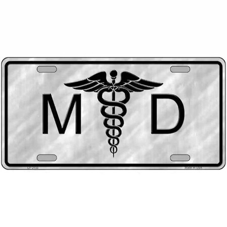 Powerhouse MD Medical Doctor Logo Emblem License Plates PO125653