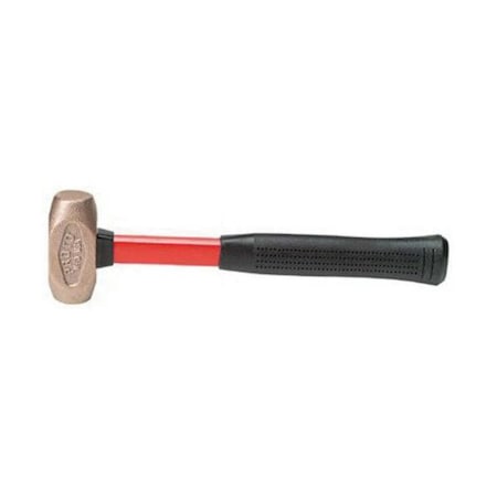 Proto NON-SPARKING SLEDGE HAMMER, 13 .5 OAL, 1.5 LB BRASS HEAD, FIBERGLASS HANDLE J1430G