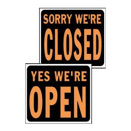 Hillman 15X19 Open/Closed Sign 840046