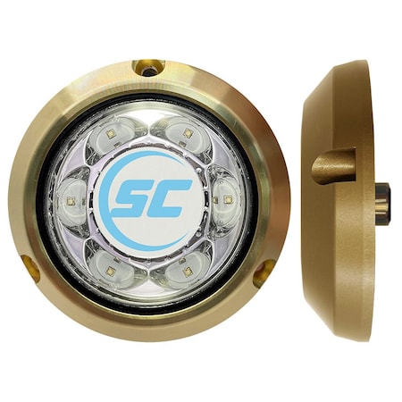 Shadow-Caster Led Lighting Shadow-Caster SC3 Series Great White Bronze Surface Mount Underwater Light SC3-GW-BZSM