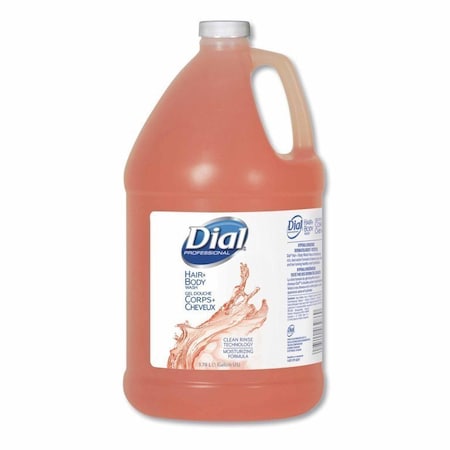 Dial Professional Shampoo and Body Wash, 1 gal. Jug, Peach Scent, 4PK DIA03986
