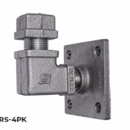 Stz Industries 1/2 in. FIP each X 1/2 in. D FIP Black Malleable Iron Pipe Hook 36612SQSGLHOOK