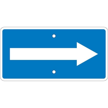 Nmc Van Accessible Right Arrow Ada Sign, TMA5H TMA5H