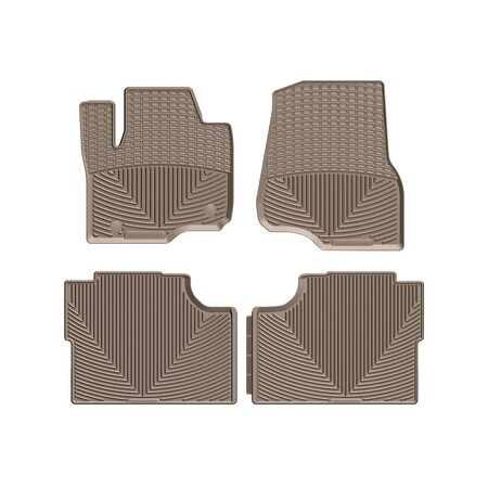 Weathertech Tan, Front and Rear All Weather Floor Mats WTFT408409