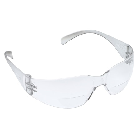 3M Virtua(TM) Reader Safety Glasses, Clear Wraparound Frame, 1.5 Diopter, Clear Lens, Anti-Fog Coating 11513-00000-20