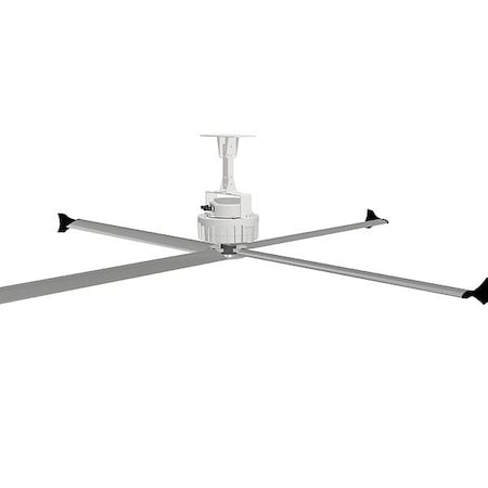 Skyblade Ceiling Fan, Silver, 24 ft Dia G420PRO-2473-464-3