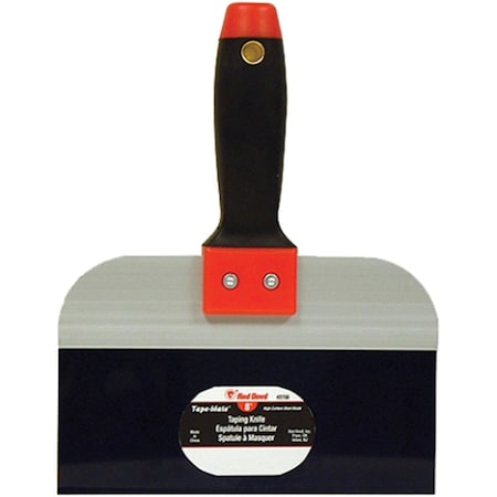 Red Devil 10 in. Blue Steel Taping Knife with Ergo Handle 2751