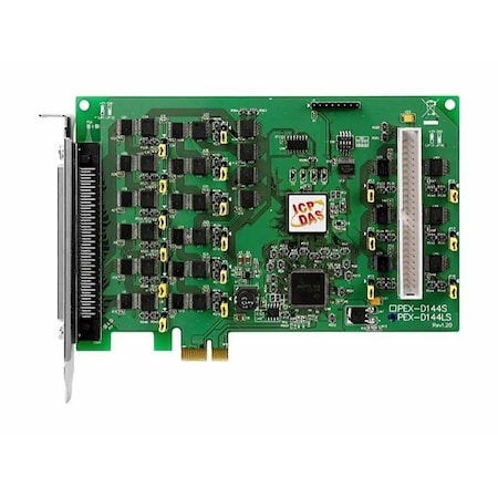 Icp Das PCI Express, 144-ch Digital I/O Board. Replacement unit for DIO-144. PEX-D144LS