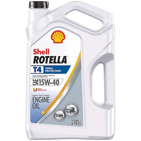 Rotella Motor Oil, Conventional, 15W-40, Bottle, 1 Gal. 550045126