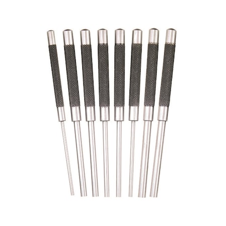 Hhip 8 Piece Extra-Long Drive Pin Punch Set 8606-4108